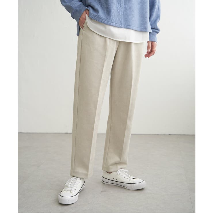 フェイクスエードテーパードパンツ | ikka  | 詳細画像13 