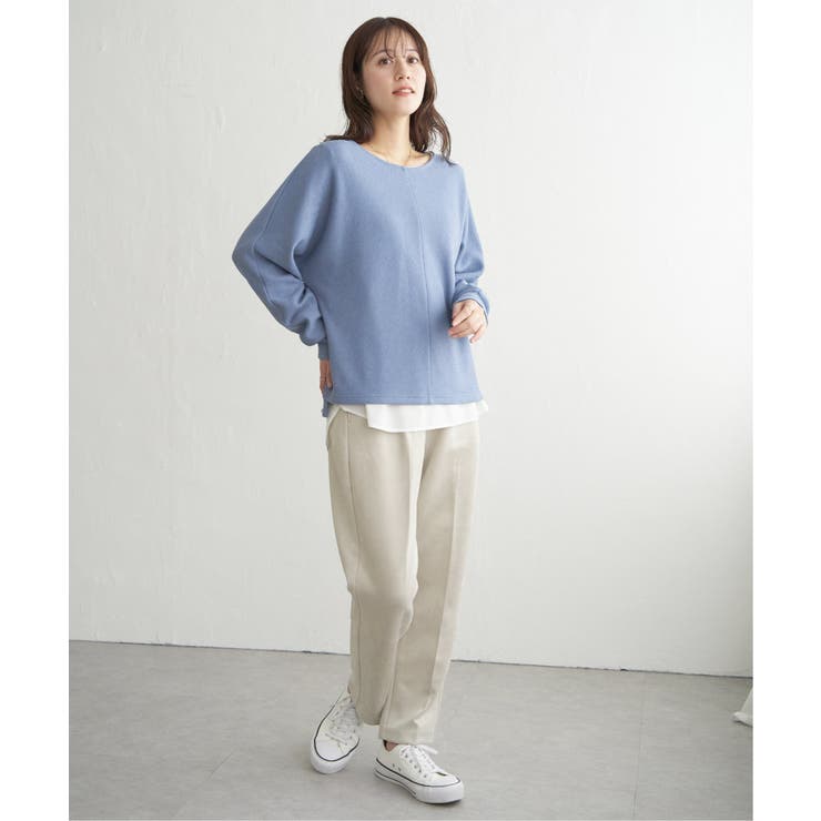 フェイクスエードテーパードパンツ | ikka  | 詳細画像14 