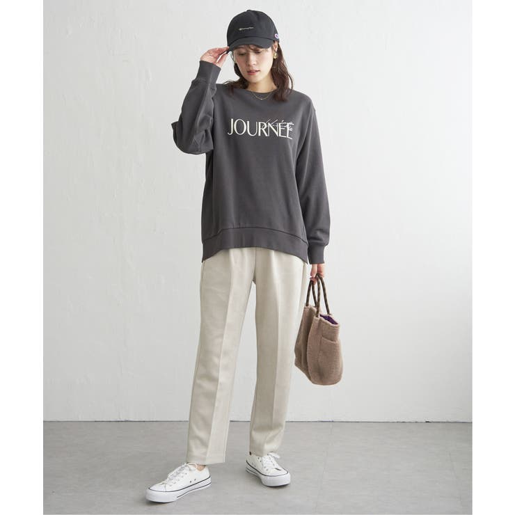 フェイクスエードテーパードパンツ | ikka  | 詳細画像16 