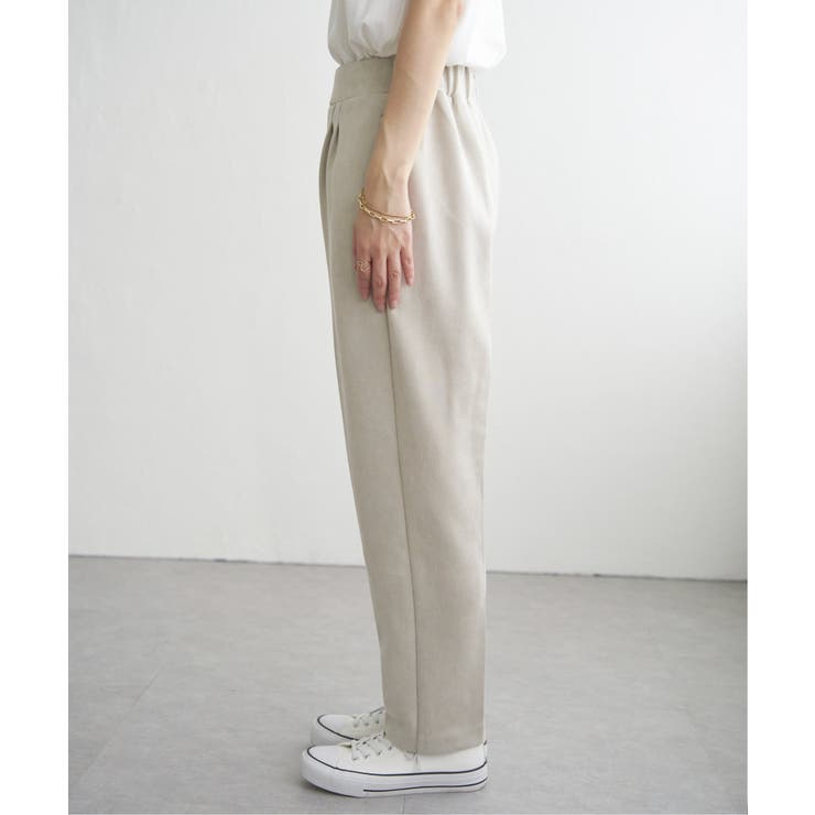 フェイクスエードテーパードパンツ | ikka  | 詳細画像17 