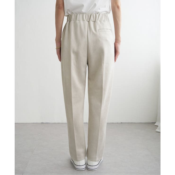 フェイクスエードテーパードパンツ | ikka  | 詳細画像18 