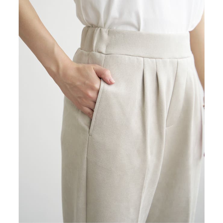 フェイクスエードテーパードパンツ | ikka  | 詳細画像21 