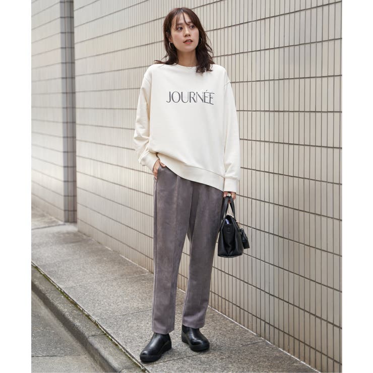 フェイクスエードテーパードパンツ | ikka  | 詳細画像5 