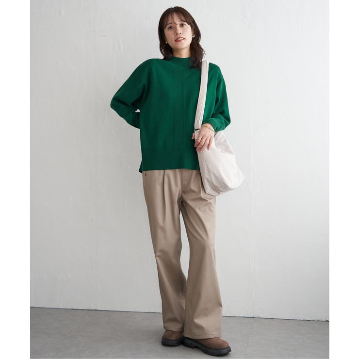 あたたかボンディングワイドパンツ | ikka  | 詳細画像14