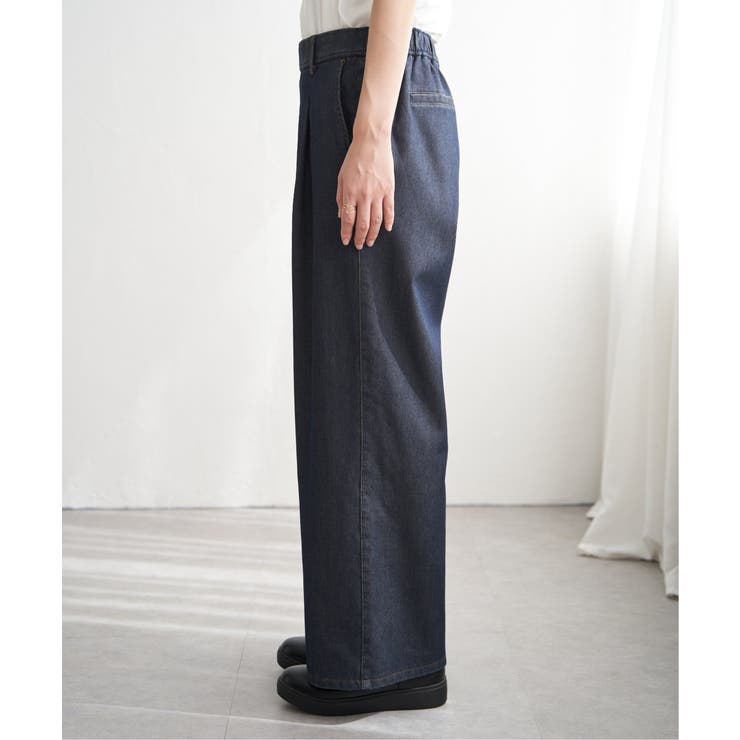 あたたかボンディングワイドパンツ | ikka  | 詳細画像15