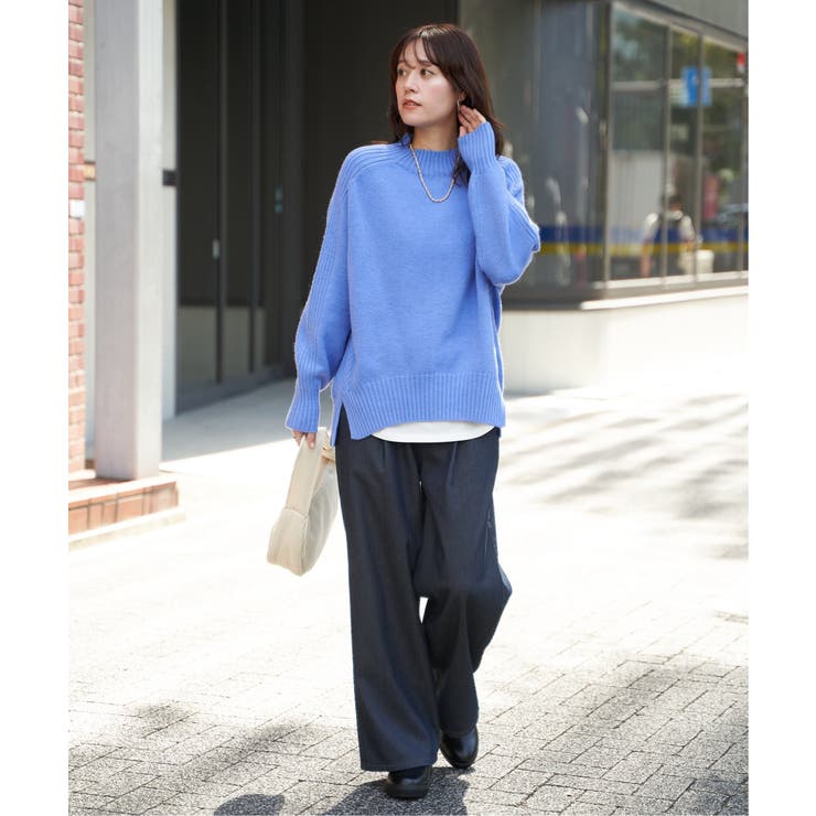 あたたかボンディングワイドパンツ | ikka  | 詳細画像3