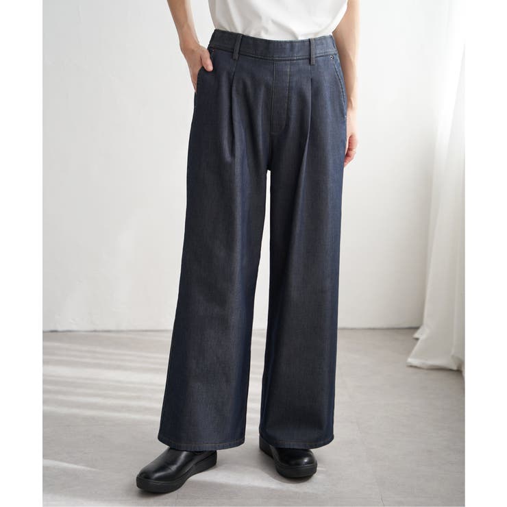 あたたかボンディングワイドパンツ | ikka  | 詳細画像5