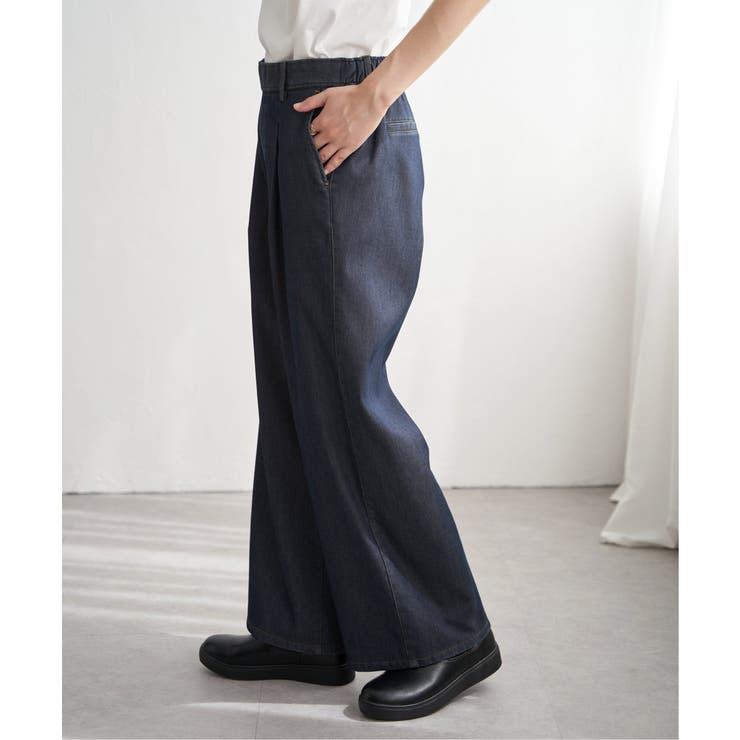 あたたかボンディングワイドパンツ | ikka  | 詳細画像6