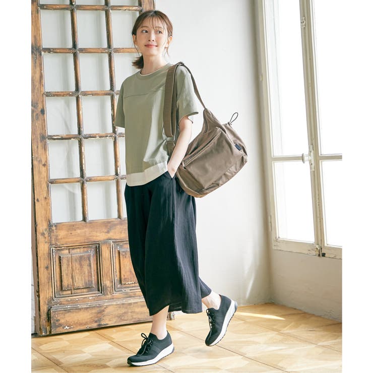 【接触冷感／親子コーデ】冷感スラブタックスカーチョ | ikka  | 詳細画像12 