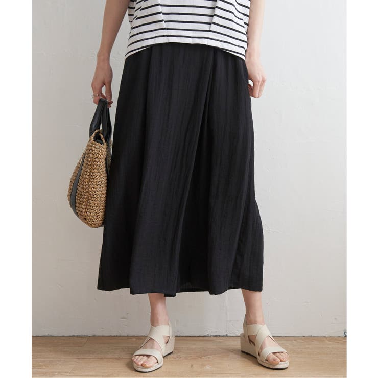 【接触冷感／親子コーデ】冷感スラブタックスカーチョ | ikka  | 詳細画像15 