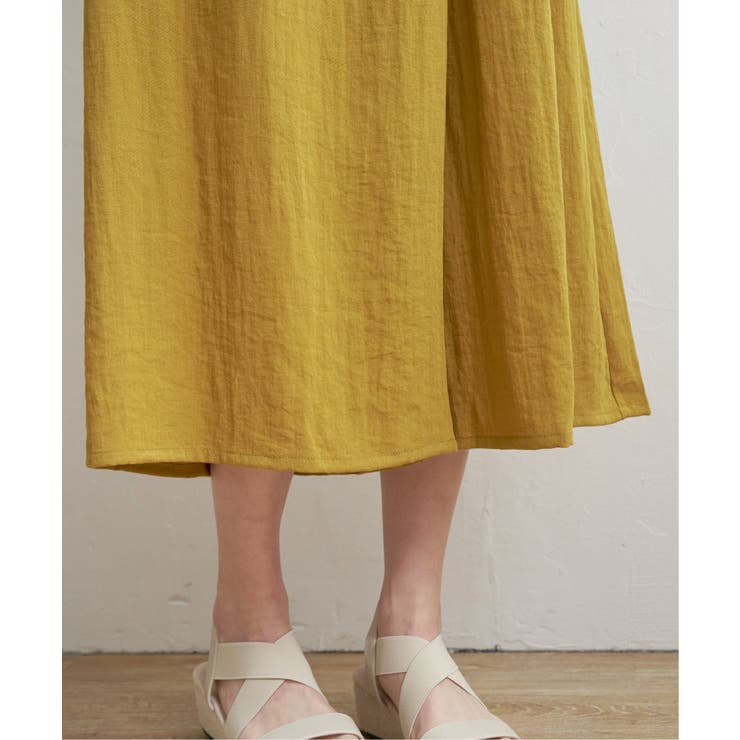 【接触冷感／親子コーデ】冷感スラブタックスカーチョ | ikka  | 詳細画像30 