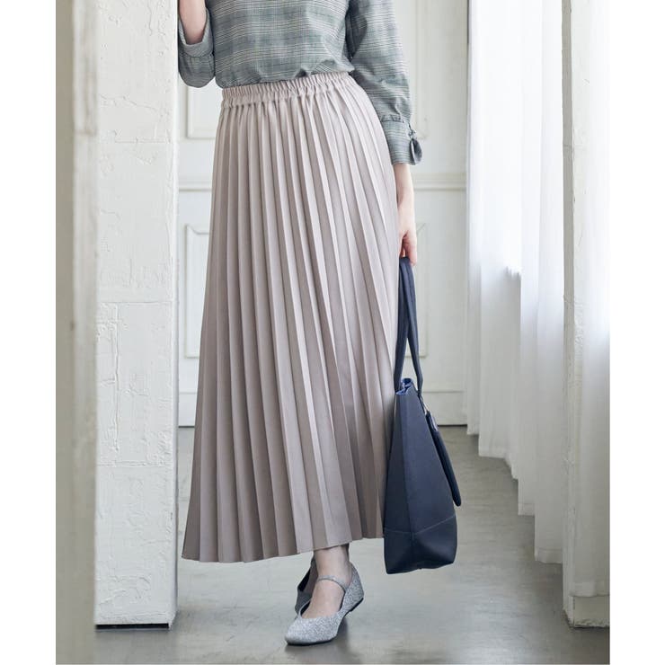 ベージュ | 【2WAY】リバーシブルスカート  | ikka 