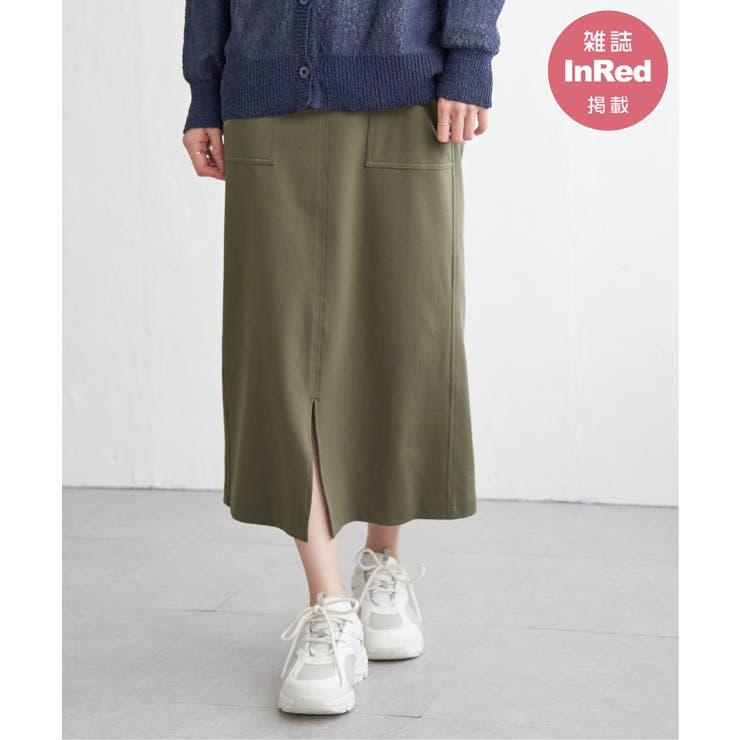 オリーブ | 【雑誌InRed4月号掲載】GOKU楽タイトスカート | ikka