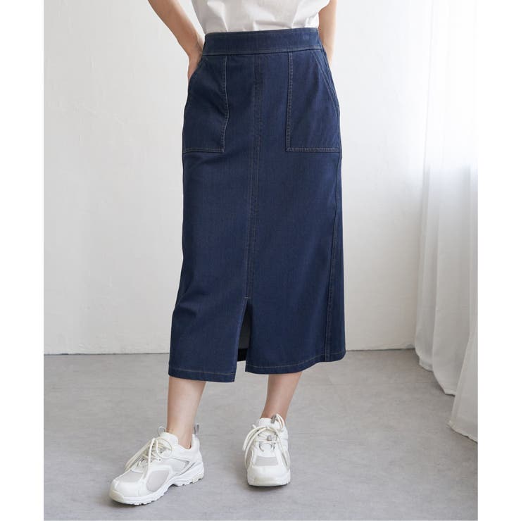 【接触冷感】GOKU楽冷感タイトスカート | ikka  | 詳細画像7