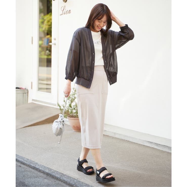 【接触冷感】GOKU楽冷感タイトスカート | ikka  | 詳細画像18