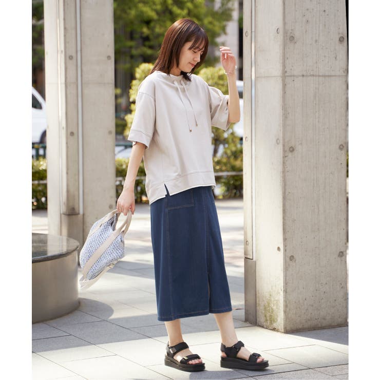 【接触冷感】GOKU楽冷感タイトスカート | ikka  | 詳細画像3