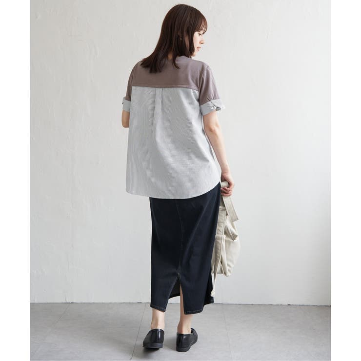 GOKU楽Iラインタイトスカート | ikka  | 詳細画像15 