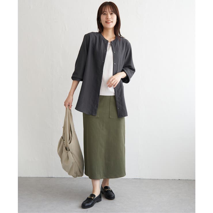 GOKU楽Iラインタイトスカート | ikka  | 詳細画像24 