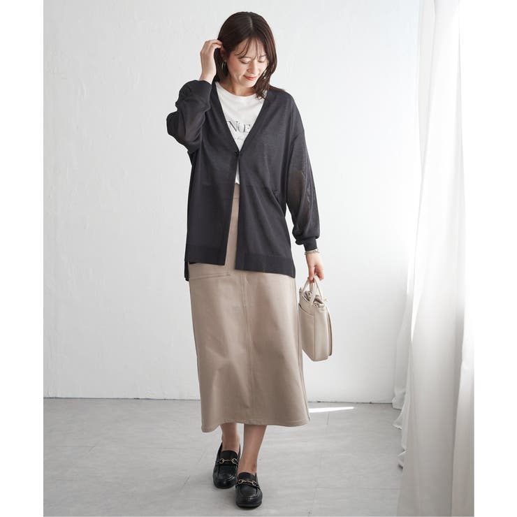 GOKU楽Iラインタイトスカート | ikka  | 詳細画像27 