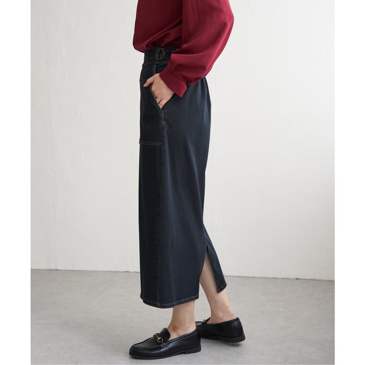 GOKU楽Iラインタイトスカート | ikka  | 詳細画像29 