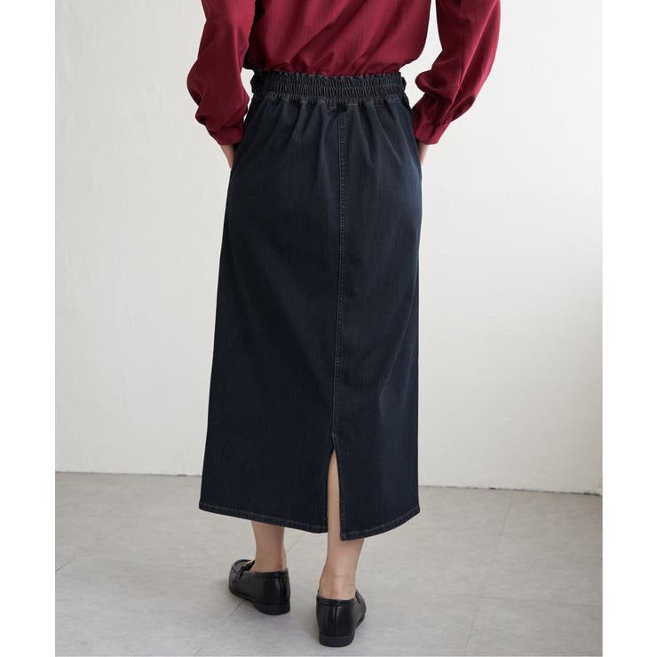 GOKU楽Iラインタイトスカート | ikka  | 詳細画像30 