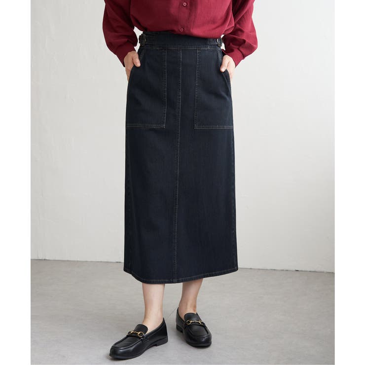 GOKU楽Iラインタイトスカート | ikka  | 詳細画像31 