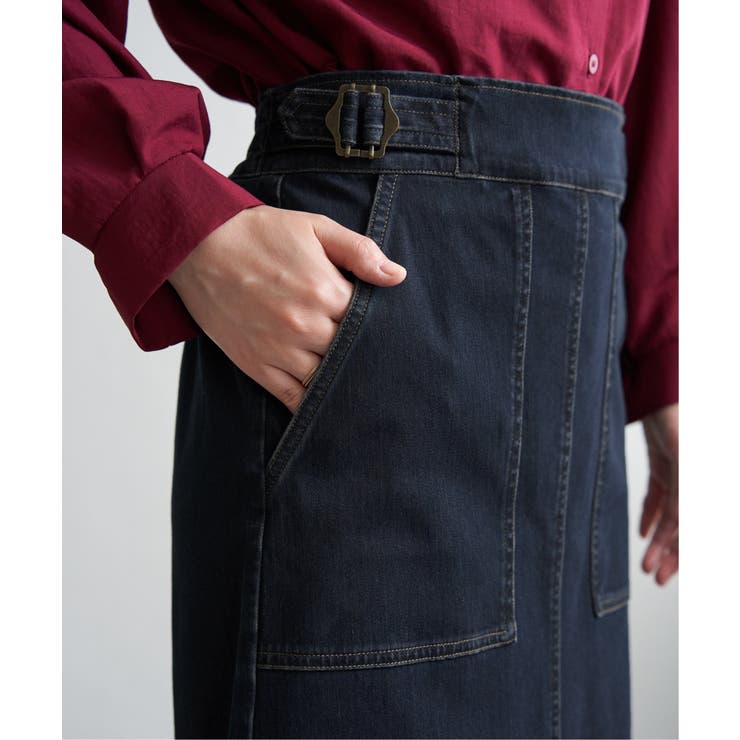 GOKU楽Iラインタイトスカート | ikka  | 詳細画像35 