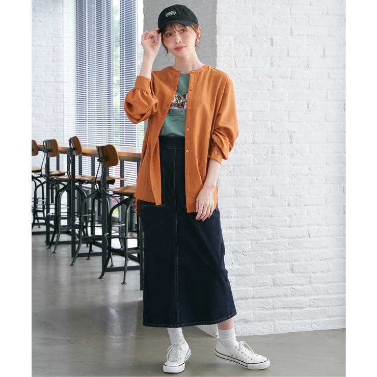 GOKU楽Iラインタイトスカート | ikka  | 詳細画像4 