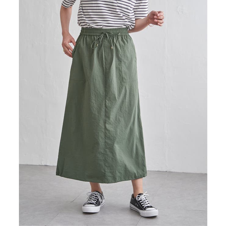 【接触冷感／速乾】ドライテックチノベイカースカート | ikka  | 詳細画像11 