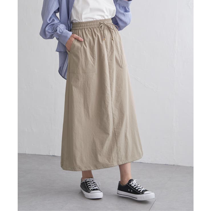 【接触冷感／速乾】ドライテックチノベイカースカート | ikka  | 詳細画像16 