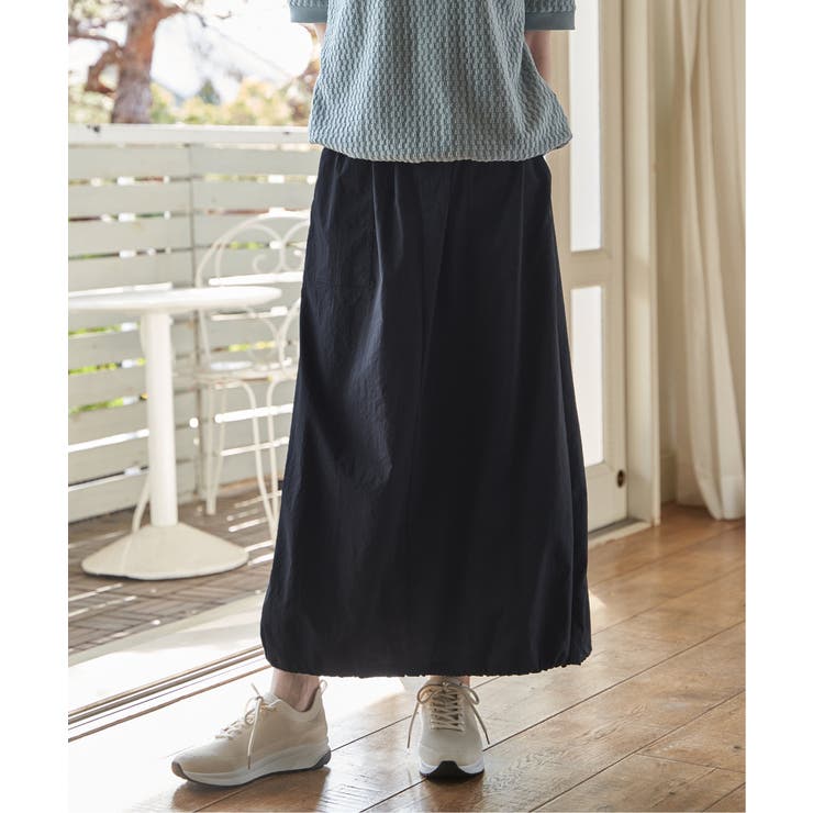 【接触冷感／速乾】ドライテックチノベイカースカート | ikka  | 詳細画像1 