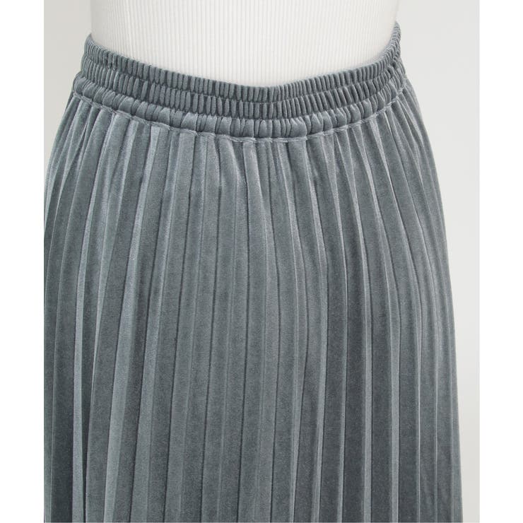 ベロアプリーツスカート | ikka  | 詳細画像7 