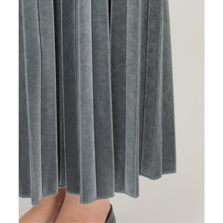 ベロアプリーツスカート | ikka  | 詳細画像8 