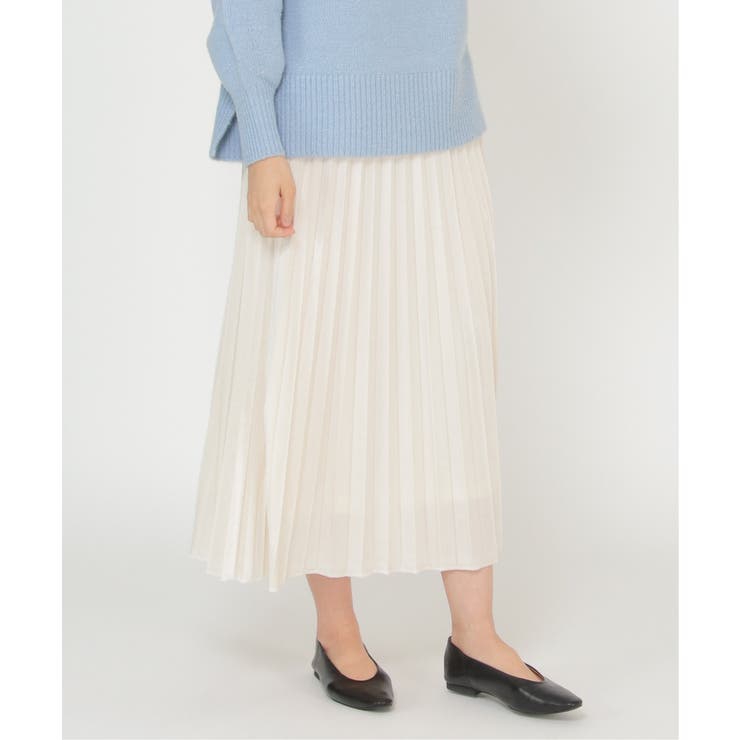 ベロアプリーツスカート | ikka  | 詳細画像13 