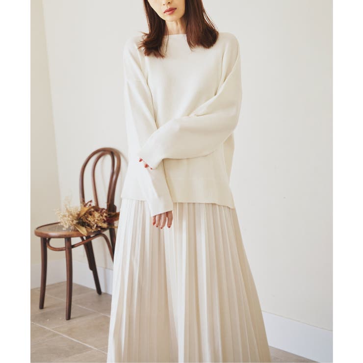 ベロアプリーツスカート | ikka  | 詳細画像17 