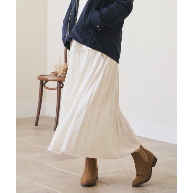 ベロアプリーツスカート[品番：IKAW0014588]｜ikka （イッカ）のレディースファッション通販｜SHOPLIST（ショップリスト）