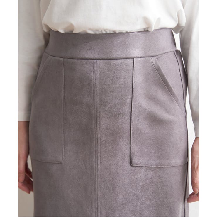 カットスエードタイトスカート | ikka  | 詳細画像11 