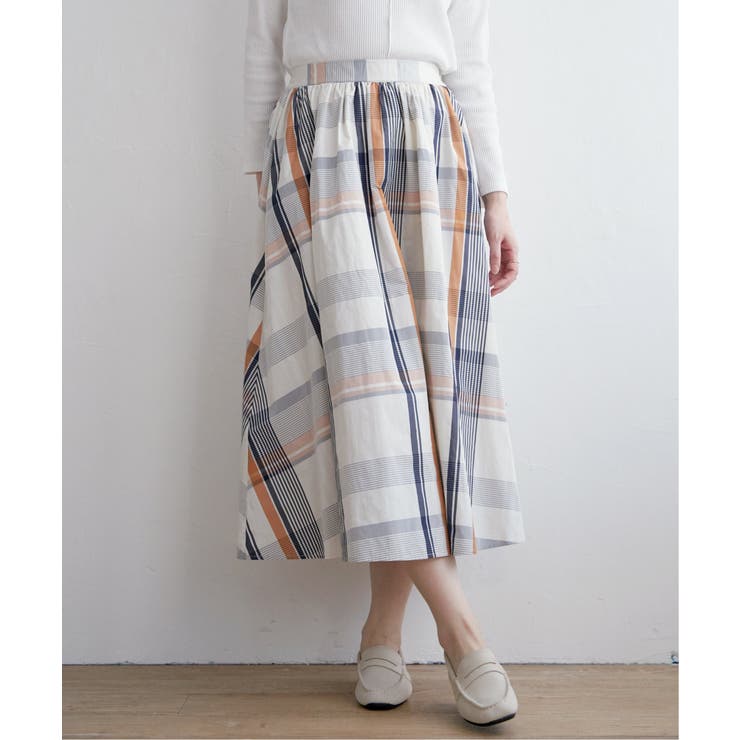 ビッグチェックスカート | ikka  | 詳細画像14 