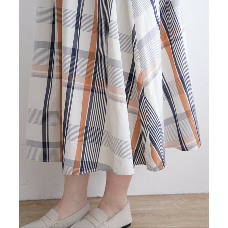 ビッグチェックスカート | ikka  | 詳細画像17 