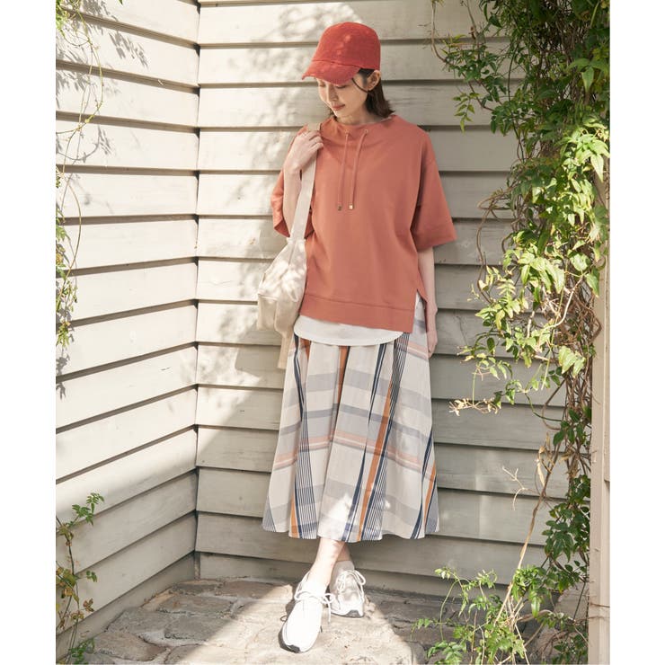 ビッグチェックスカート | ikka  | 詳細画像4 