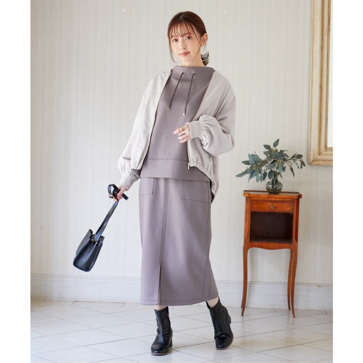 GOKU楽ダンボールタイトスカート | ikka  | 詳細画像6 