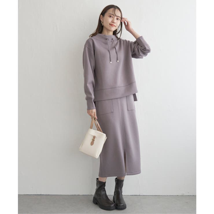 GOKU楽ダンボールタイトスカート | ikka  | 詳細画像9 