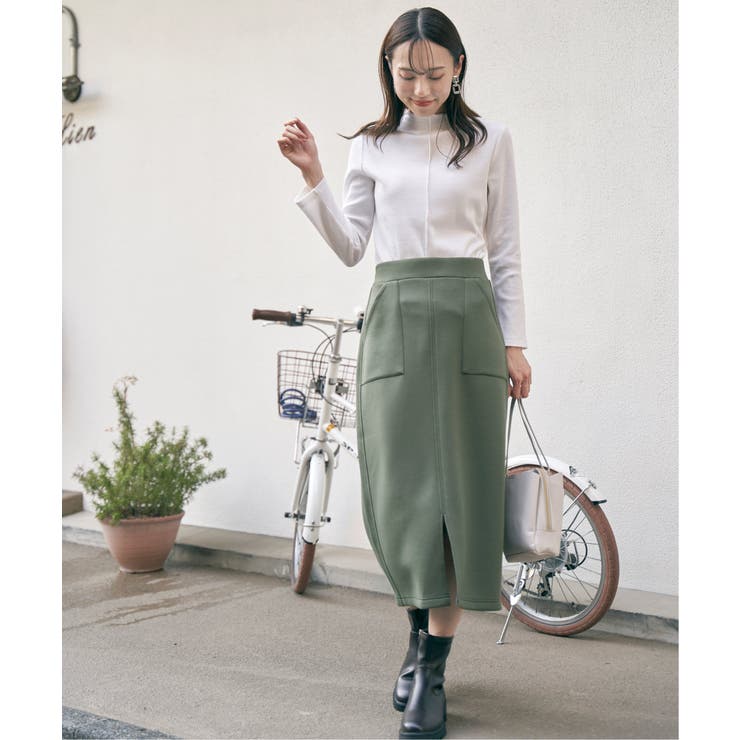 GOKU楽ダンボールタイトスカート | ikka  | 詳細画像18 