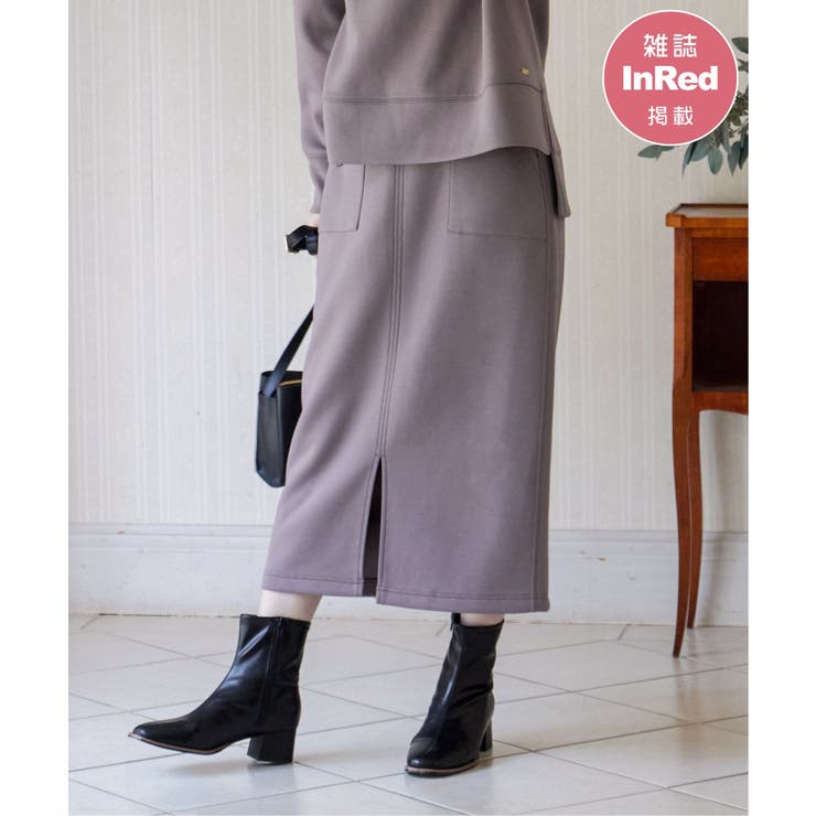 GOKU楽ダンボールタイトスカート | ikka  | 詳細画像1 