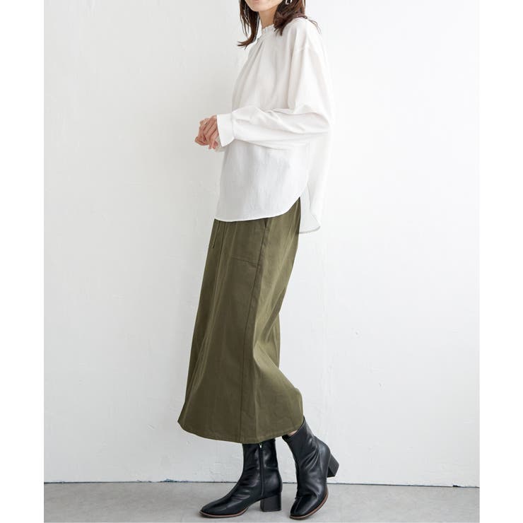 【雑誌InRed10月号掲載】ストレッチIラインスカート | ikka  | 詳細画像7 