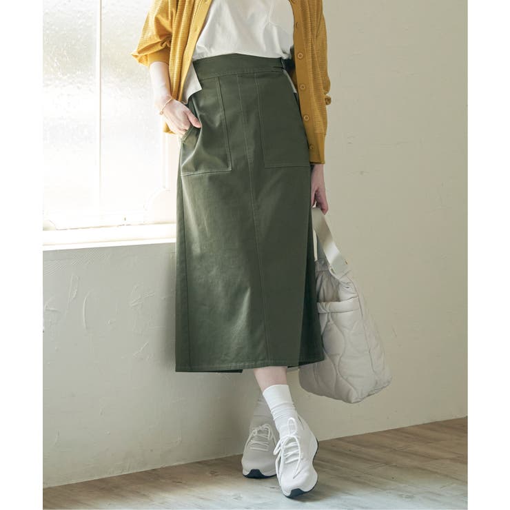 【雑誌InRed10月号掲載】ストレッチIラインスカート | ikka  | 詳細画像9 