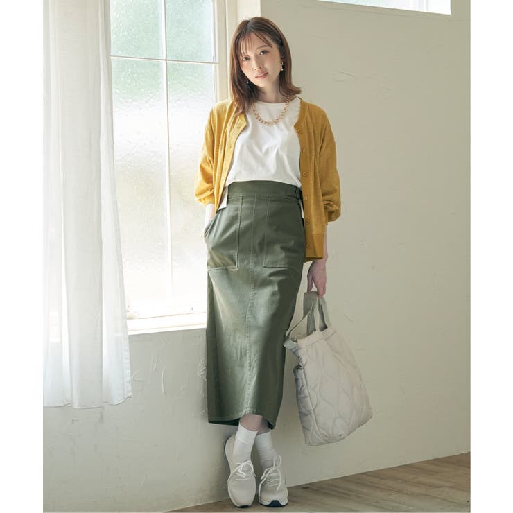 【雑誌InRed10月号掲載】ストレッチIラインスカート | ikka  | 詳細画像10 