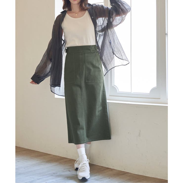 【雑誌InRed10月号掲載】ストレッチIラインスカート | ikka  | 詳細画像12 