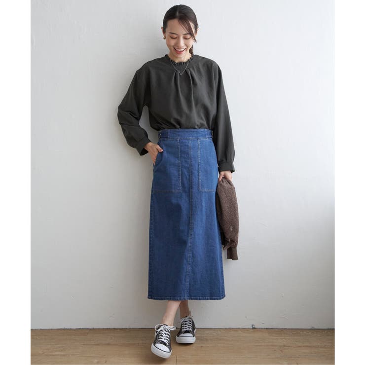 【雑誌InRed10月号掲載】ストレッチIラインスカート | ikka  | 詳細画像15 