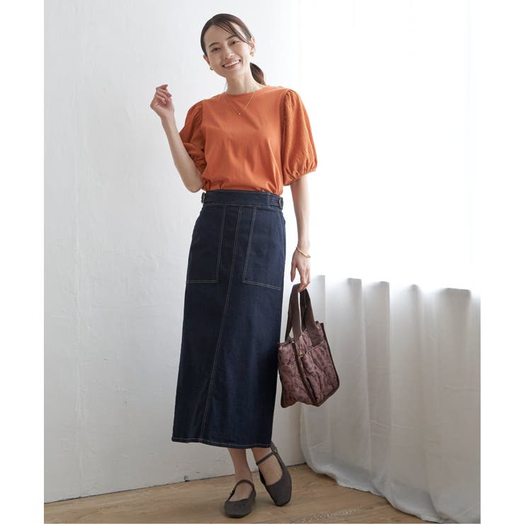 【雑誌InRed10月号掲載】ストレッチIラインスカート | ikka  | 詳細画像21 